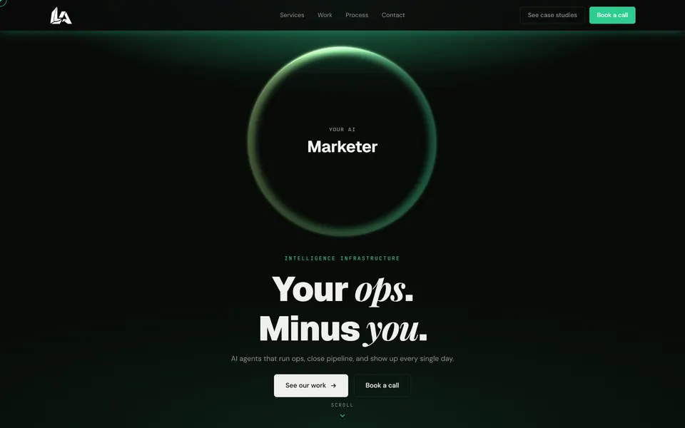 LanceMart hero: Your ops. Minus you.